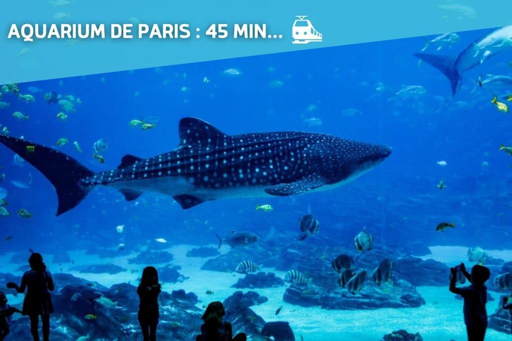 Апартаменты Escapade Parisienne A 25 Minutes De La Tour Eiffel Вильнёв-ла-Гарен Экстерьер фото