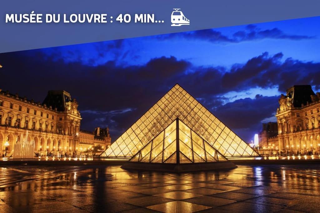 Апартаменты Escapade Parisienne A 25 Minutes De La Tour Eiffel Вильнёв-ла-Гарен Экстерьер фото